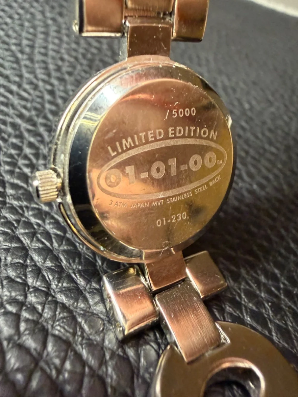 Vintage Limited Edition 01 01 00 'Mark of the Millennium' Stainless Steel Watch